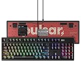 Pulsar Gaming Gears - PK100 Nova Optical PRO Esports Level Hot Swappable Super Fast Optical Mechanical Gaming Keyboard - 0.1ms Lag Free Waterproof RGB Backlit USB 104 Keys (Red Optical Switch Linear)