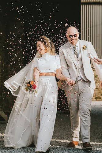 Wangyue Men's 3 Piece Suit Set Slim Fit Wedding Suits for Men One Button Jacket Vest Pants Suit for Groom,Prom and Party3