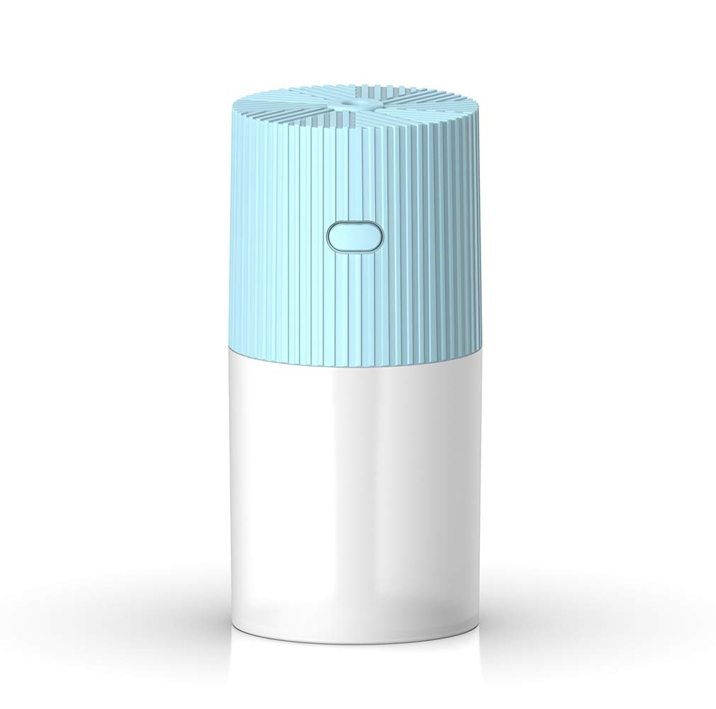 WOPOO Quiet and Small Humidifiers for Babies 300ml Ultrasonic Humidifier for Bedroom Nightstand Space-Saving Filterless Auto Shut Off