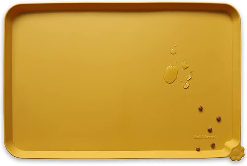 Miniatura 216 de Hoki Found - Bandeja de silicona para comida de mascotas , tapete mantel individual antideslizante para mascotas, tapete impermeable de alimentación