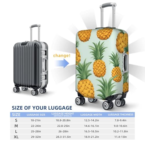 Housse de valise extensible L : protégez votre bagage à main des rayures - 2