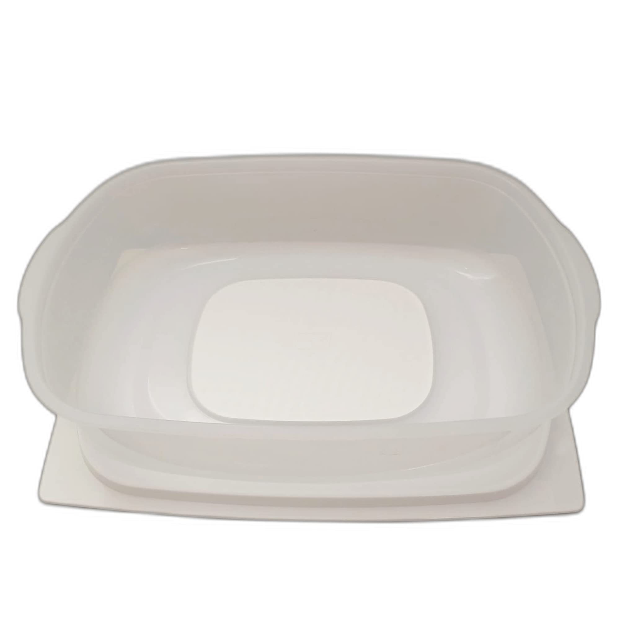 Tupperware KäseMax - Cloche à fromage rectangulaire - Blanc transparent - Boîte à fromage - Condenspro - Empilable