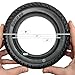 MOOVMOOV 200x50 Solid Tire Compatible with Electric Scooters - Speedway Mini 4 Pro Rear Wheel and Others - Puncture-Proof 8x2 Anti-Puncture Tire for E-Scooter