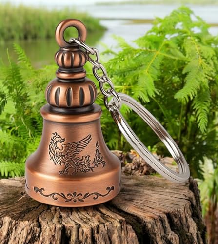 Image of Techpro guardian bell for bike Tibetan Key Chain Good Luck Key Chain For Bike key ring guardian bell key ring