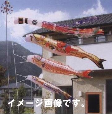 Amazon.co.jp: こいのぼり ガーデンセット 鯉のぼり 3m 8点セット 黄金