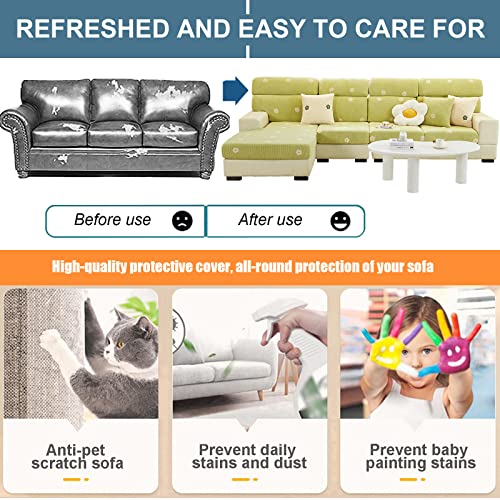 Housse de coussin extensible antidérapante pour protéger votre méridienne - 6