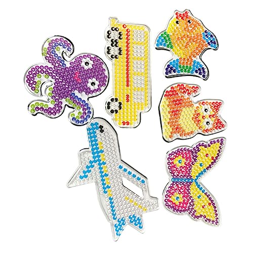 FAVOMOTO 24 Peças Brinquedos De Animais Pegboard De Miçangas Brinquedo De Aprendizagem Para Crianças