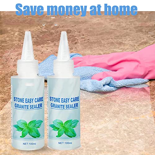 Aoyooh Stone Easy Care Granite Sealer,Granite Sealer,100Ml Granite Cleaner Polish Sealer,For Granite,Marble (1Pc) #TOP5
