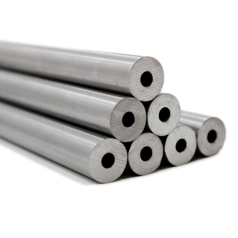 Tube En Acier Inoxydable 304 OD12mm - Longueur 200mm, épaisseur 3mm, Diamètre Intérieur 6mm - 2 Pièces