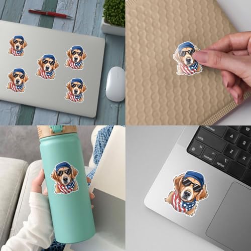 Calcomanías de Golden Retriever de alta calidad para personalizar tu termo 6