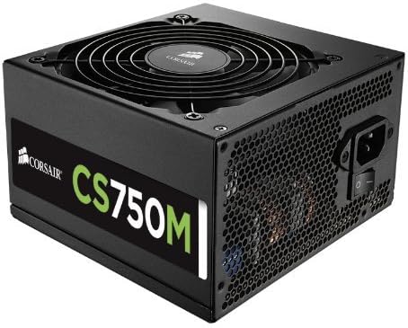 CORSAIR CSM Series, CS750M, 750 Watt, 80+ Gold Certified, Semi Modular Power Supply (Renewed)