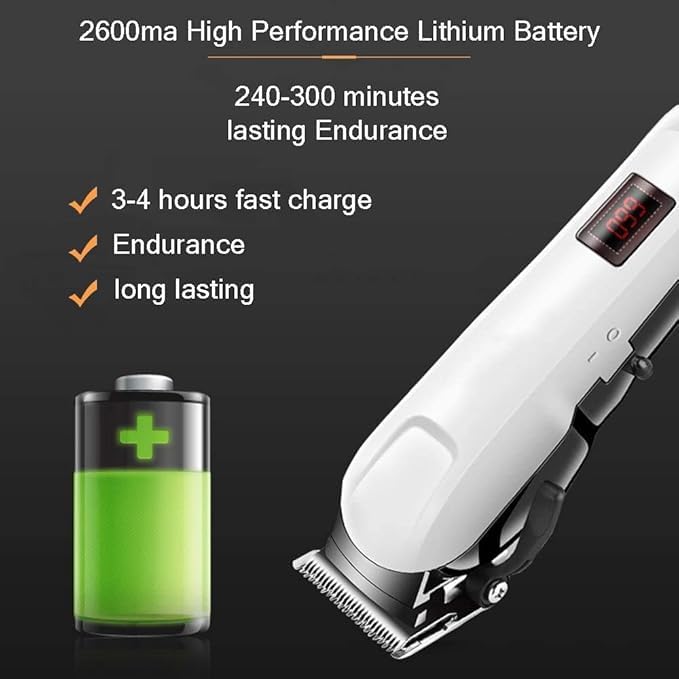 Image of Quicknik Professionals Design Perfect Shaver And Haircut Rechargeable Beard And Moustaches Hair Machine And Trimming With Cord And Without Cordless Use for Men (White)