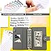Bolony Braided a6 Gray Budget Binder Money Wallet Organizer Planner with Zipper Cash Envelopes Sheets and Stickers for Both Women and Men Office Holder leather-005GRY