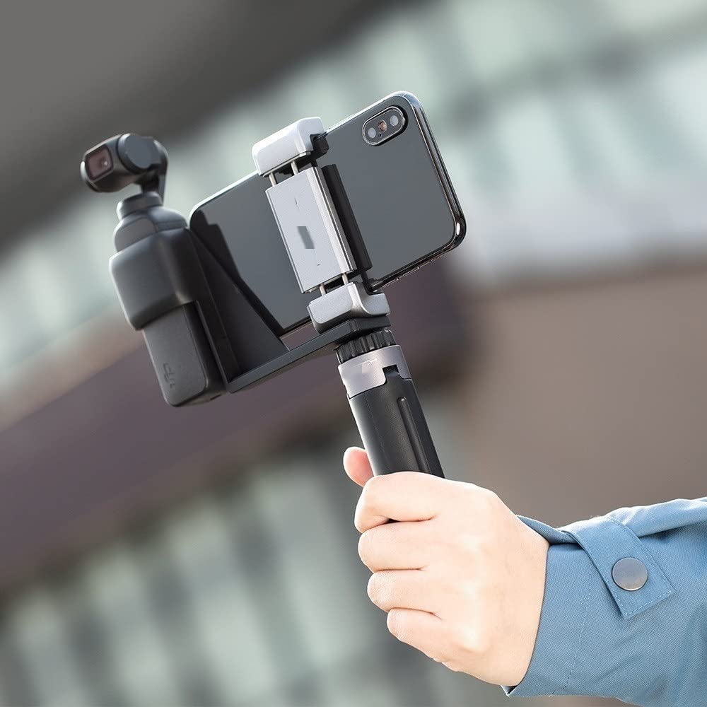 Dla DJI OS MO kieszonkowy statyw mini uchwyt pulpit do kamery GoPro/Action Camera 1/4 port gwintu do rozszerzenia akcesoria do drona