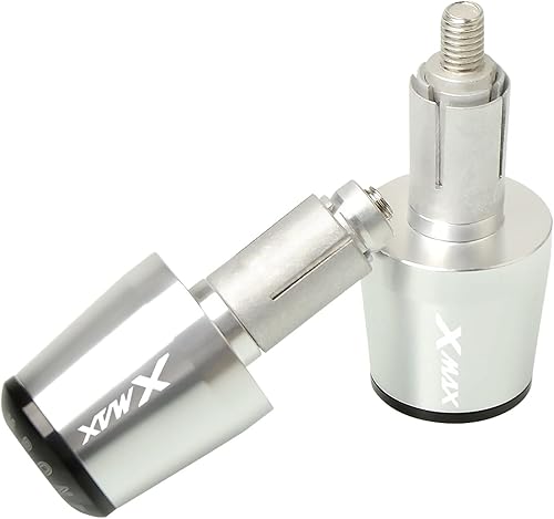 Miniatura 8 de WESTCH 78'' 22mm for Yamaha X-MAX Xmax X MAX 125 250 300 400 CNC Alumiunm Plugs Motorcycle Handlebar Moto Handle Bar Grips Cap Ends (Color  Grey)