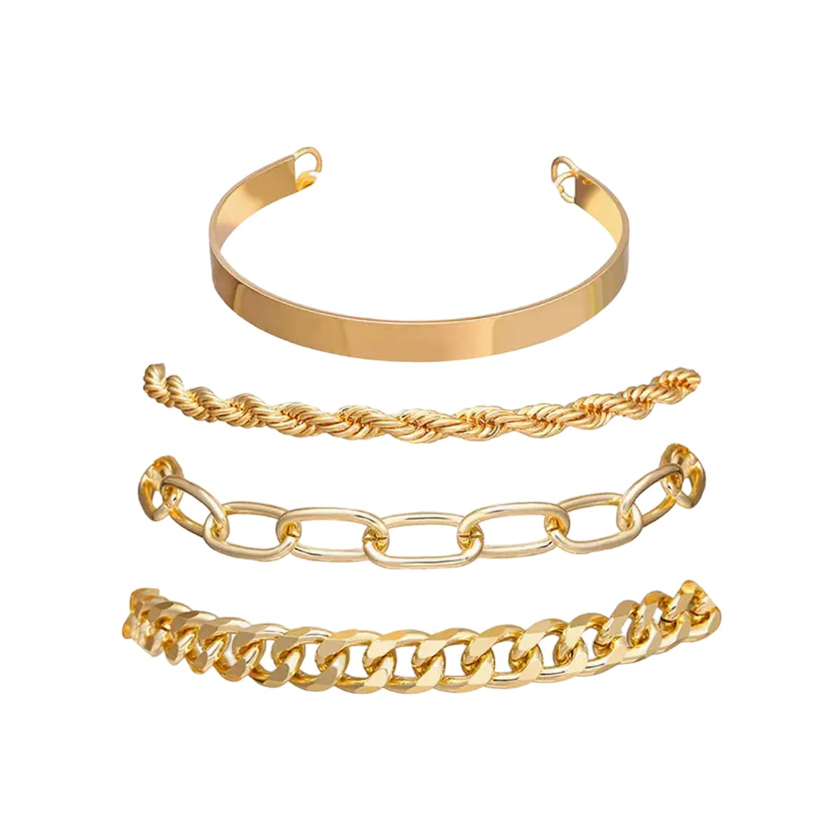 See full amazon price history chart for Jewels Galaxy Gold Plated Set of 4 Stackable Bracelet Set for Women and Girls (CT-BNGE-49184) Jewels Galaxy Gold Plated Set of 4 Stackable Bracelet Set for Women and Girls (CT-BNGE-49184) (B0BSS4P9WV) Amazon Price History, Amazon Price Tracker