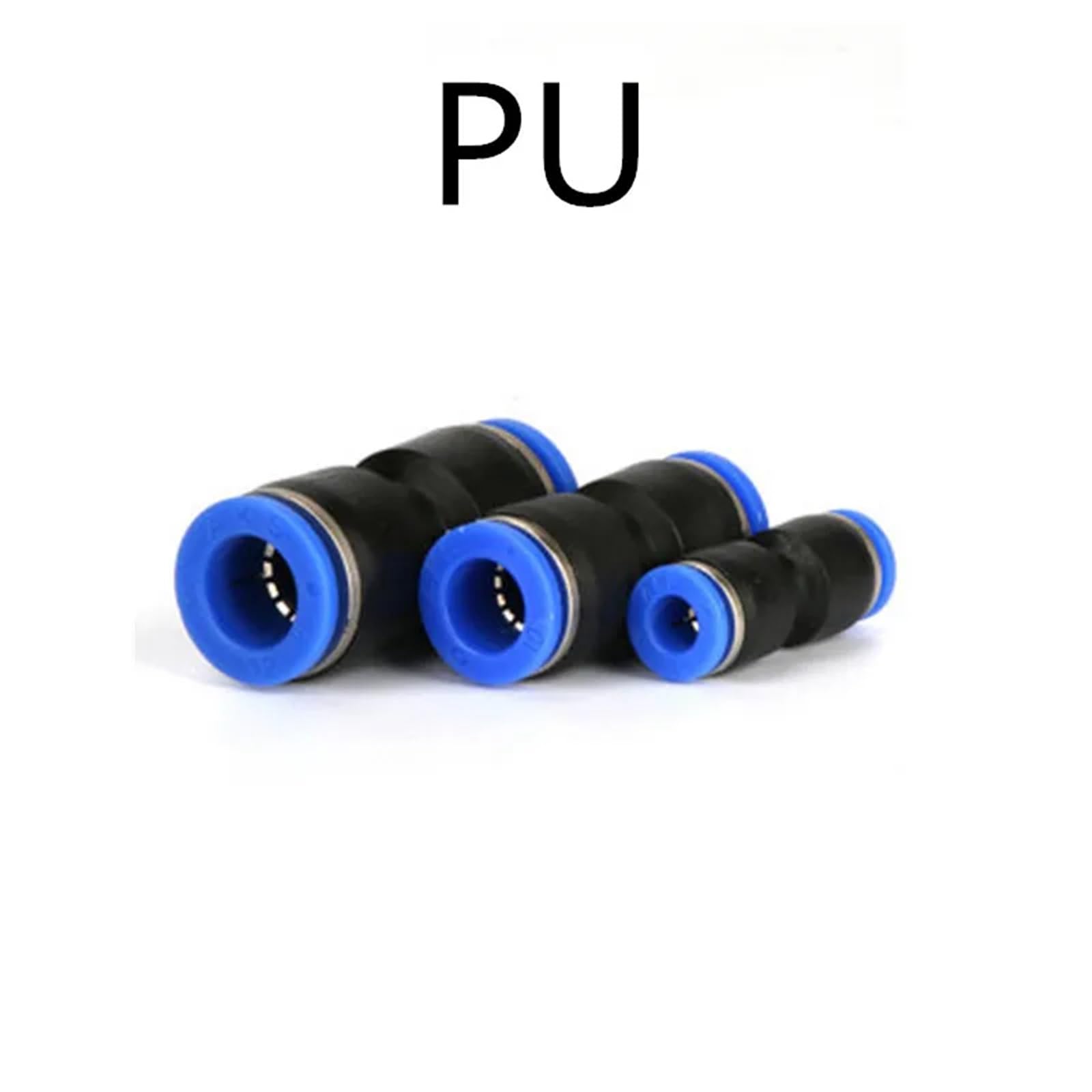 50 unidades/100 piezas de poliuretano PV tipo L de 90 grados de 2 vías de conexión neumática de plástico de 4 mm, 6 mm, 8 mm, accesorios de bloqueo de deslizamiento rápido (PG 10-6 mm, 100