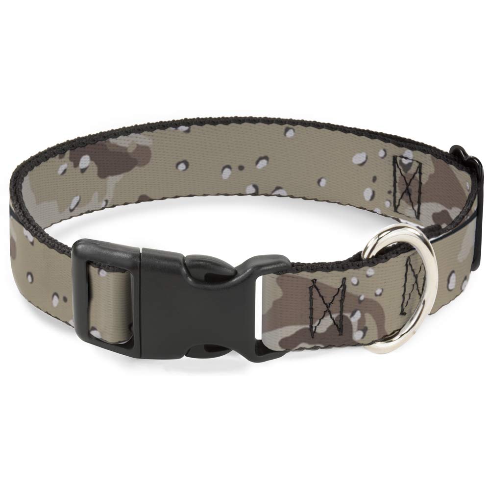 Collar de clip de plástico desert camo con cierre rápido de alta resistencia