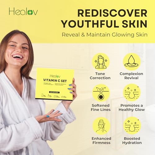 Vitamin-C-Skincare-Set--Hydrating-Facial-Cleanser-Exfoliating-Body-Scrub-Face-Cream-Anti-Aging-Serum--Vit-C-Reduces-Dullness-Fine-Lines-Wrinkles-Dark-Circles--Travel-Kit-for-Youthful-Skin