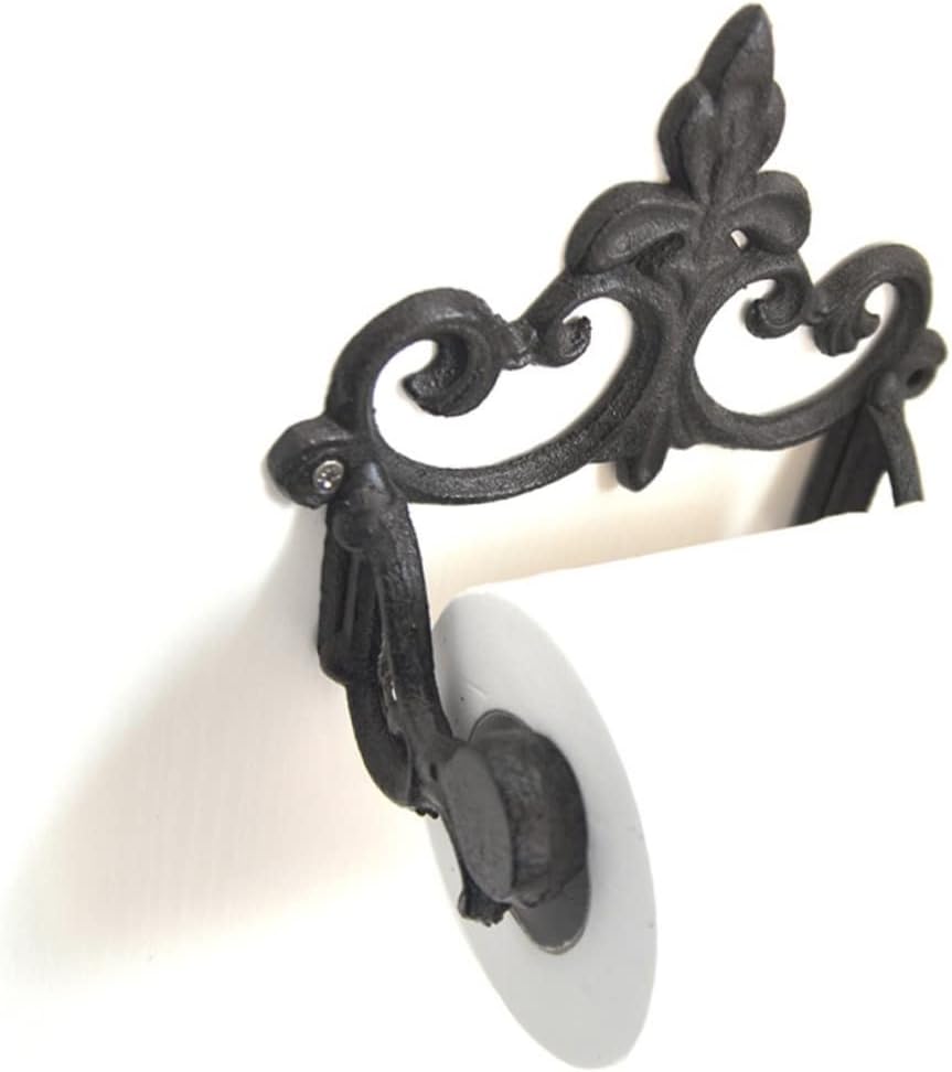 Bathroom Towel Mount 2pcs Cast Iron Towel Ring Modern Design Space-Saving Durable