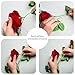 YILIYAJIA Artificial Garlands Decorative Rose Vines: 4PCS (28FT) Silk Roses Hanging Plants Greenery for Wedding Party Home Arrangement Decoration (Red)