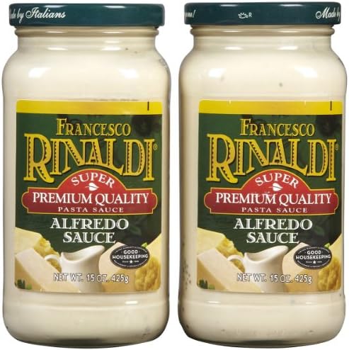 Francesco Rinaldi Super Premium Alfredo Sauce, 15 oz, 2 pk