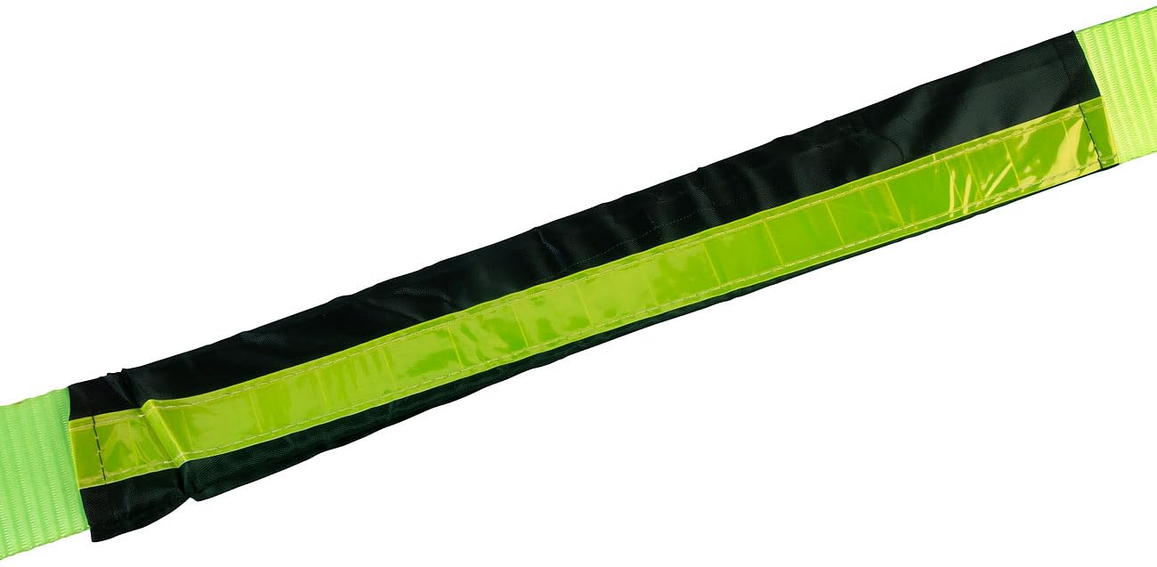 Lescars Abschleppseil Auto: 2er-Set Abschleppseile mit 5 m, Haken, 10 Tonnen Zugkraft, Handschuhe (Pkw, Profi, Seil)