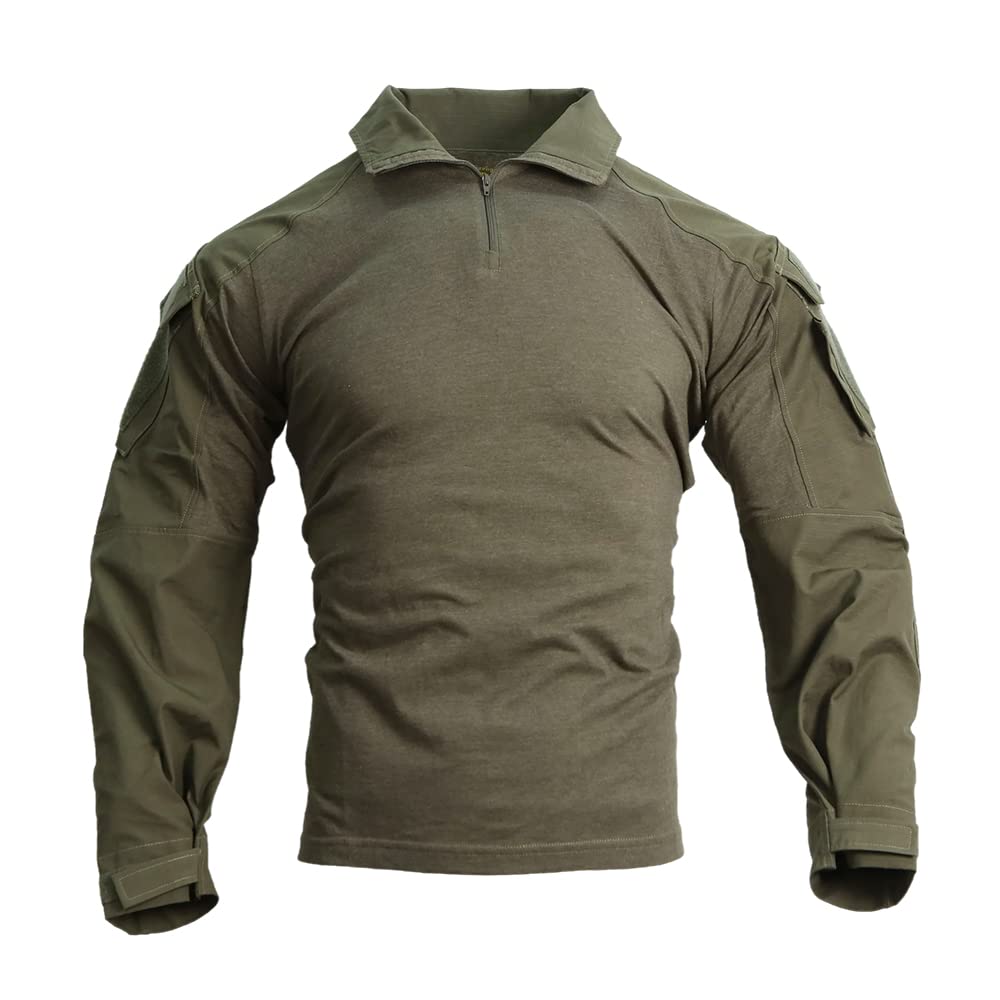 EMERSONGEAR Upgraded Version G3 Combat Shirt,Tactical Hiking Hunting Fishing Long Sleeve Camo Shirts for Men