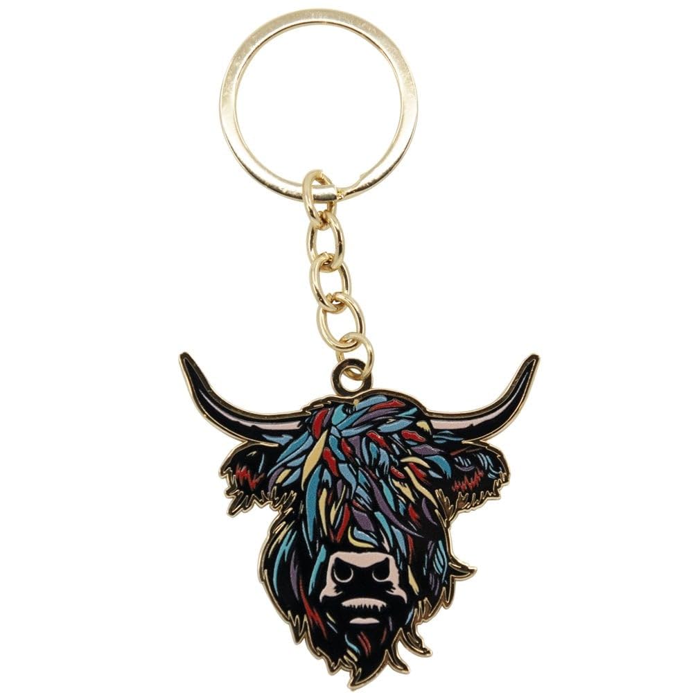 Scifi Planet Unisex Multicolour Heilan Coo Enamel Keyring - Multi Coloured