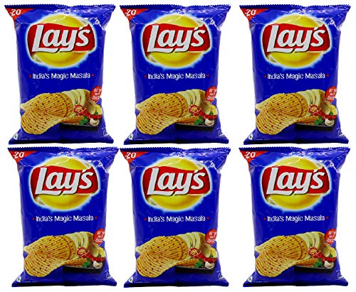 Great Bazaar Lays India's Magic Masala, 52g (6 Pack)