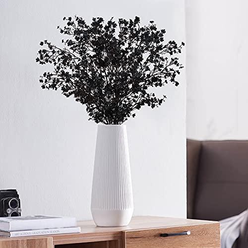 Hamore 4Pcs 39.4 In Baby Breath Gypsophila Artificial Flowers Fake Gypsophila Flowers Artificial Flowers For Diy Floral Arrangement Fake Real Touch Flowers For Wedding Party Home Garden Decor, Black #TOP2