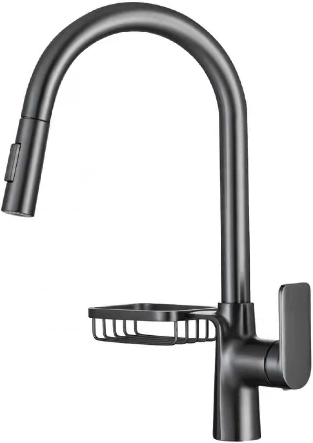 FCXWEVR 360° Rotatable Kitchen Faucet with Pull-Down Sprayer, Hot & Cold Water Mixer, 2 Spray Modes, Durable Sink Tap for Easy Cleaning & Cooking, Modern Design