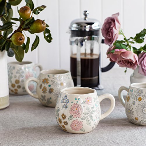 Dorotea 5215287 Hand Painted Coffee And Tea Mugs, 16 Ounce, Set Of 4 thumb #2