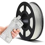 JAYO TPU Filament 1.75mm, 3D Printer Filament, Dimensional Accuracy +/- 0.03 mm, 0.5KG 1 Spool, 95A, TPU Transparent.