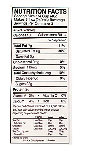 The Frozen Bean, Mocha Latte Frappe Mix, Coffee Drink With 100% Arabica Coffee, Contains 88Mg Of Caffeine Per Serving, Enjoy Hot Or Cold, Certified Kosher, Halal, Gluten Free, 12 Packets, 2.8Oz Each #TOP4