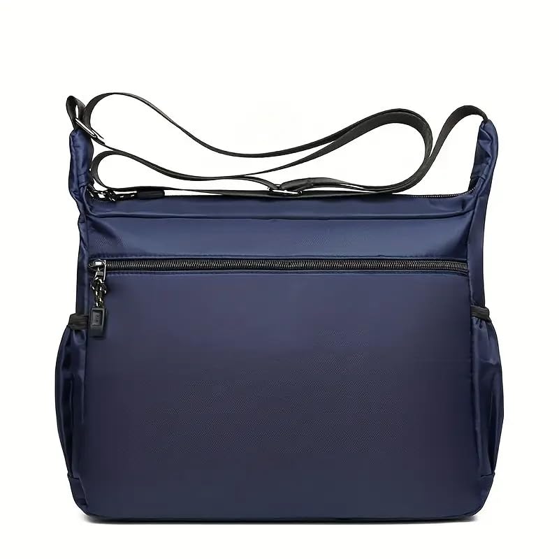Waterproof lightweight casual bag, adjustable shoulder strap, multi-zipper design, suitable for travel, leisure and daily4
