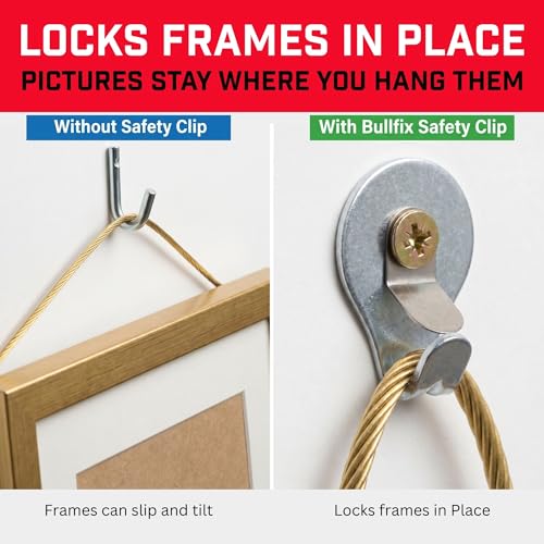 Image of Bullfix Hook - Heavy Duty Picture Hooks, Plasterboard Fixings, 10 Pack