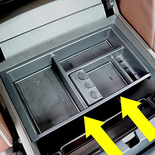 image for Autou Car Center Console Organizer Tray for Chevy Silverado GMC Sierra