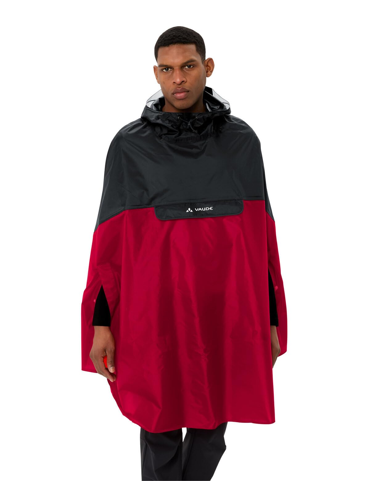VAUDE Unisex Covero II Poncho, Red/Black, XXL EU