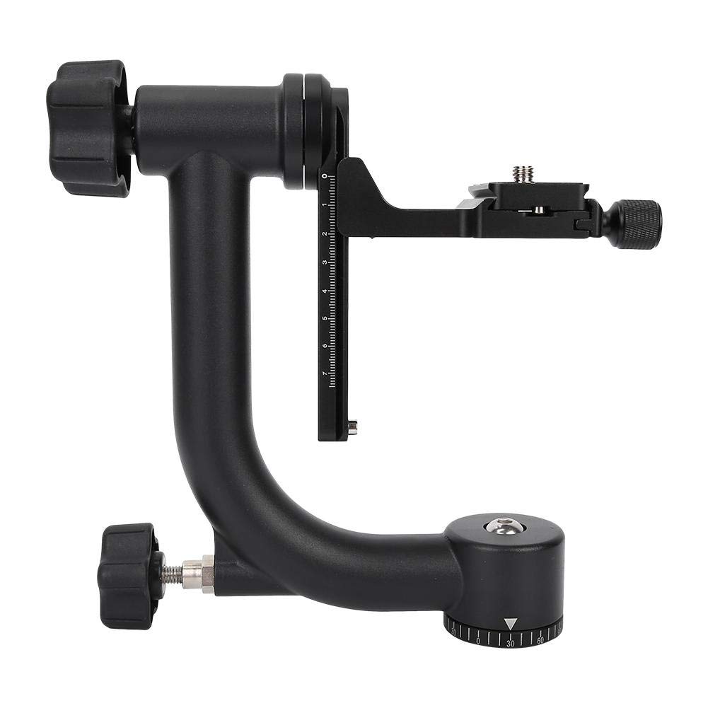 Stabilizzatore videocamera 360 ° Stabilizzatore Manuale Girevole con Piastra a sgancio rapido Vite 1/4 3/8 Pollici, Supporto stabilizzatore Video in Lega per videocamera DSLR DV Fino a 20 kg