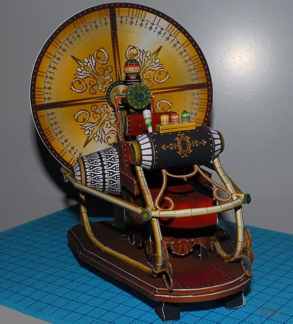 Amazon.com: Film:Time Machine Ultra fine Paper Model kit Toy Kids