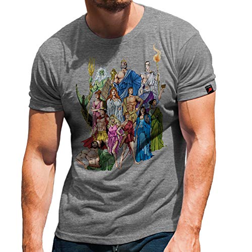 T-Shirt Götter Hades Zeus Poseidon coton durable motif résistant