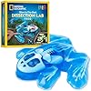 NATIONAL GEOGRAPHIC Frog Dissection Kit Anatomy Lab - Glow in the Dark Synthetic Frog Dissecting Science Lab for Kids with Dissecting Tools, Glowing Bones & Realistic Organs, Science Toys, Biology Kit