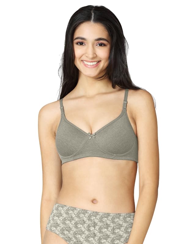 Image of VSTAR Jade Women's Soft Foam Padded Wire-Free Seamless Medium Coverage Bra | Convertible & Adjustable Straps | Polycotton Comfort | Breathable & Soft | Pack of 1