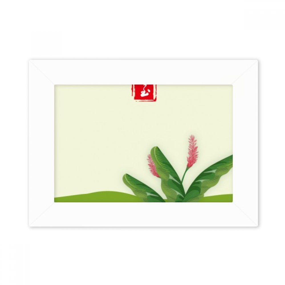 Cadre photo de bureau blanc 5x7 pouces motif solstice de juin pour photo 10x15 cm