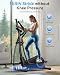 Niceday Elliptical Exercise Machine, Elliptical Machine for Home, Elliptical Training Machine with 15.5IN Stride, Magnetic Elliptical Trainer with16 Resistance Levels, 400LBS Loading Capacity Black
