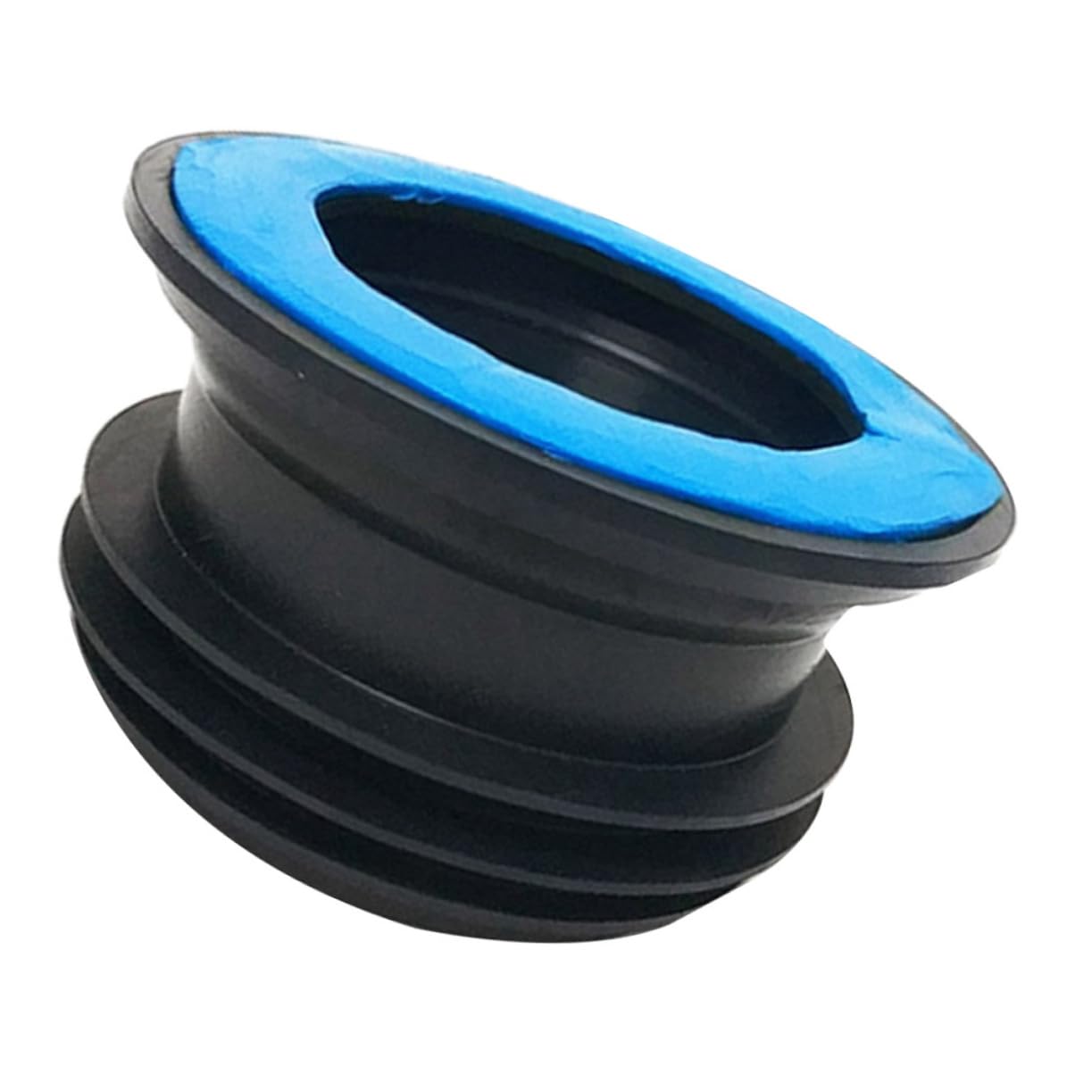 iplusmile 2 Pezzi Guarnizione Per Wc Anello Copriwater Guarnizione Per Wc Flangia Per Wc Anello Di Tenuta Per Scarico Gomma Blu