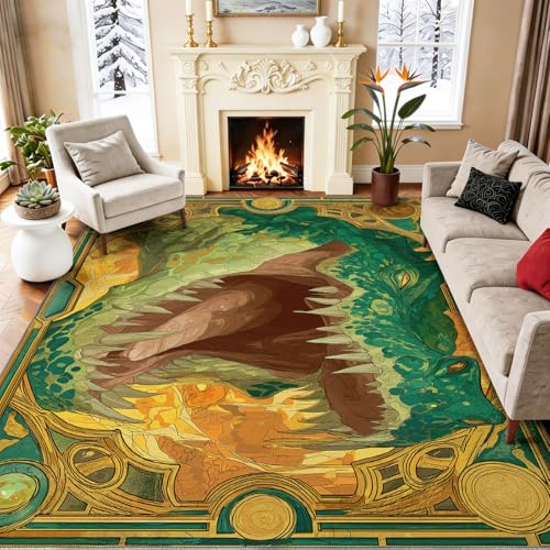 2 x 3 Area Rug for Living Room - Fantasy