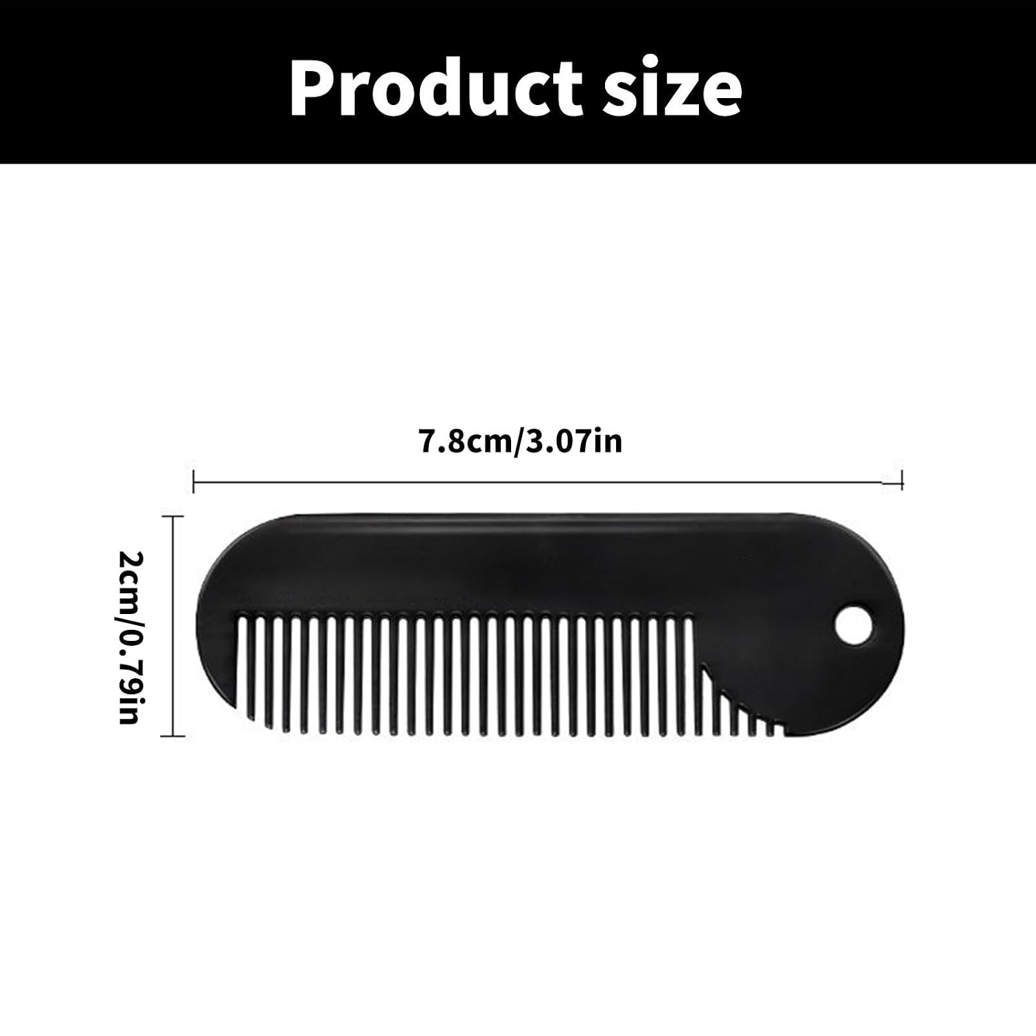 Multifunctional Pocket Comb Beard Comb Wallet Comb Mustache Comb Shaving Brush Small Hair Comb Grooming Tool For Man