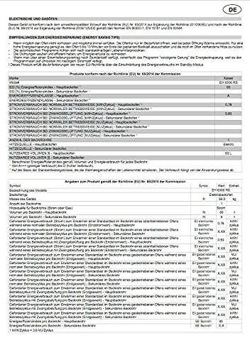Kaiser Induktions Herd-Set 6306 RS + KCT 6703, Einbaubackofen,Edelstahl,79L 15 Fkt. Grill Air fryer Full Touch + 60 cm, Hi-light Herd, Kochfeld ohne Rahmen, Frontfacette,Restwärmeanzeige – Bild 6